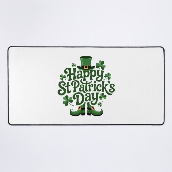 Item preview, Happy St Patrick’s Day Shamrock designed and sold by QuiteOrbit.