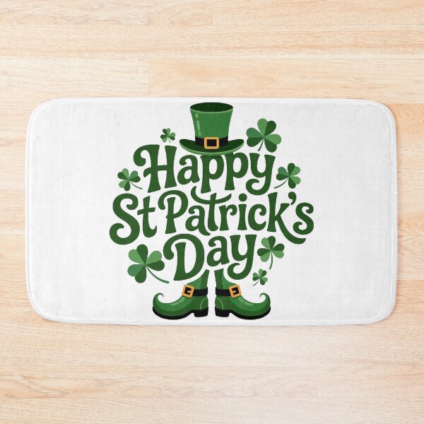 Item preview, Happy St Patrick’s Day Shamrock designed and sold by QuiteOrbit.