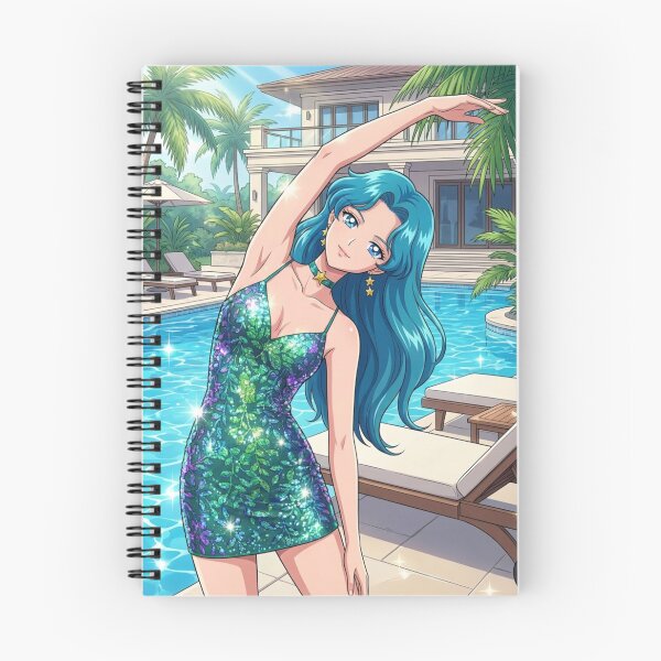 Item preview, Michiru Stretching at the Resort designed and sold by Solace Sparkles.
