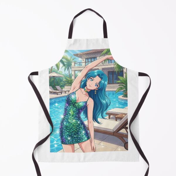 Item preview, Michiru Stretching at the Resort designed and sold by Solace Sparkles.