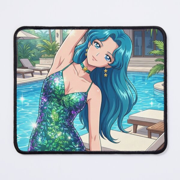 Item preview, Michiru Stretching at the Resort designed and sold by Solace Sparkles.