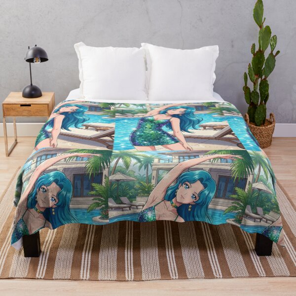 Item preview, Michiru Stretching at the Resort designed and sold by Solace Sparkles.