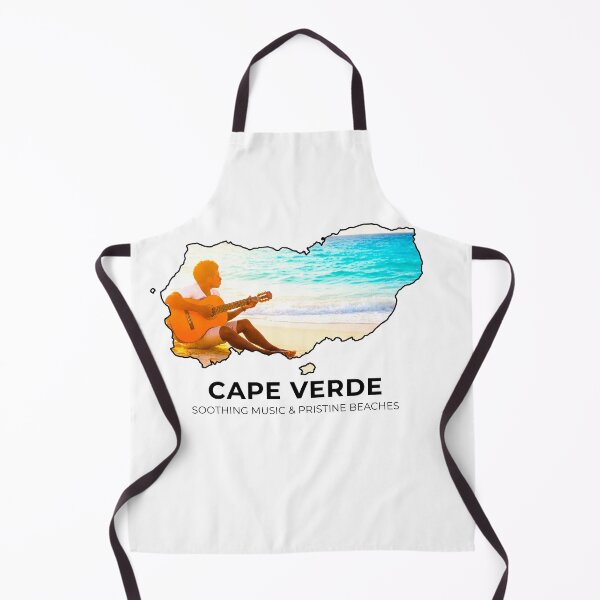 Item preview, Cape Verde Map Soothing Music and Pristine Beaches Art designed and sold by AbulailArt.