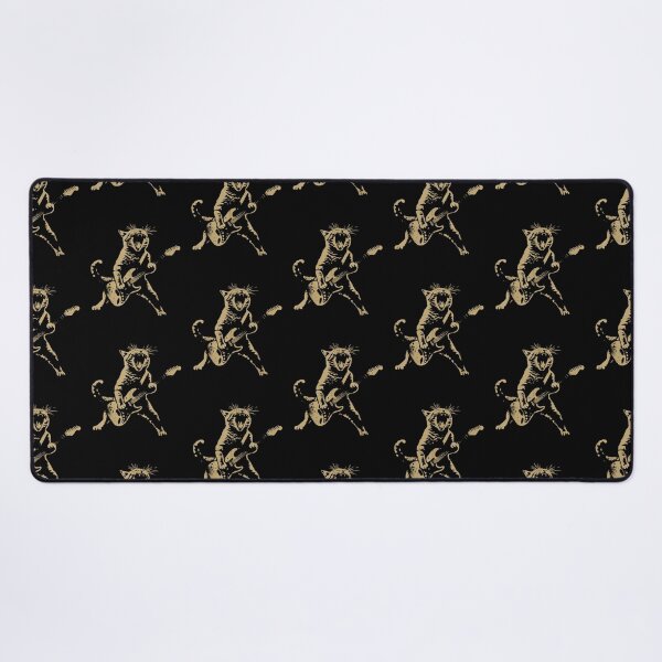 Item preview, Cat Playing Guitar Star Rock and Roll Men Women Kids designed and sold by Cheesymatiion.