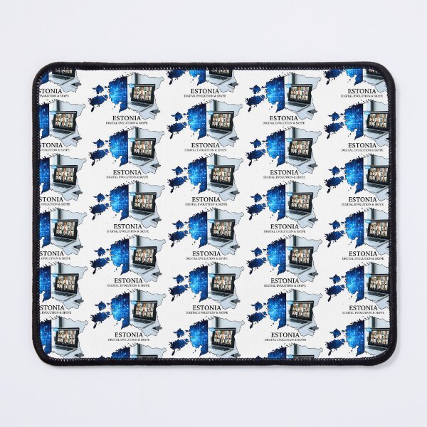 Item preview, Estonia Map Digital Evolution and Skype Innovation Art designed and sold by AbulailArt.