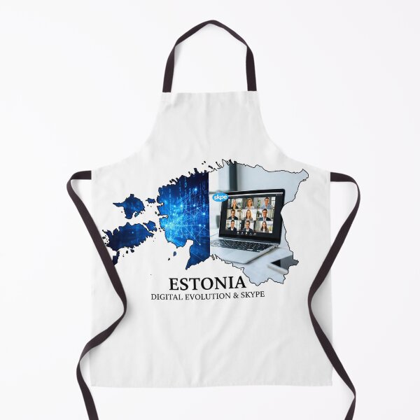 Item preview, Estonia Map Digital Evolution and Skype Innovation Art designed and sold by AbulailArt.