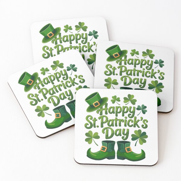 Item preview, Irish St Patrick’s Day Festive Shamrock designed and sold by QuiteOrbit.