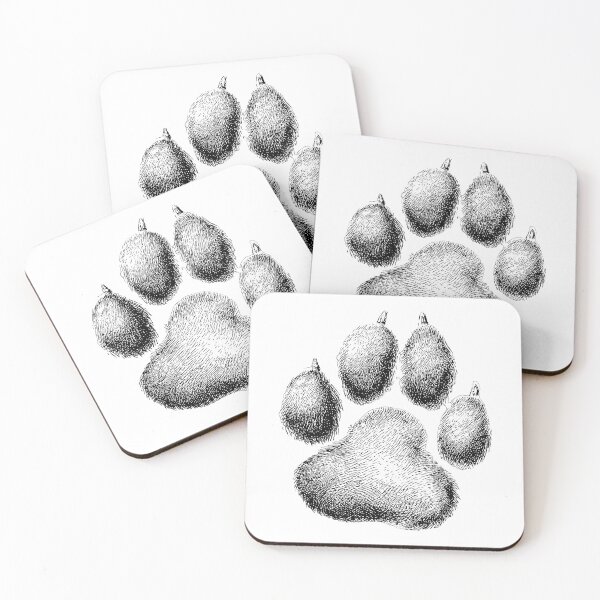 Item preview, Dog Paw Detailed Monogram designed and sold by Desikhanna123.