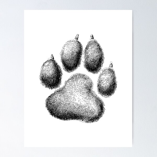 Item preview, Dog Paw Detailed Monogram designed and sold by Desikhanna123.