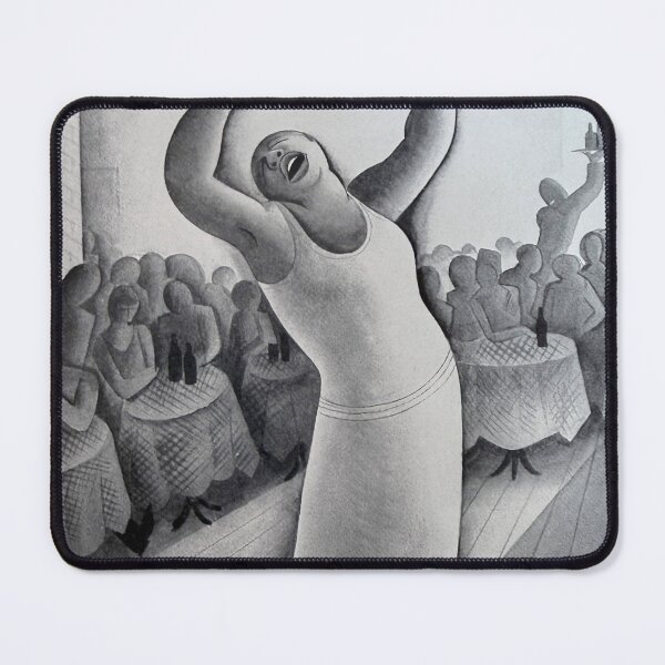 Item preview, Jazz Age Cabaret Drawing – Expressionist Singer Performance – Vintage Music Lovers designed and sold by RickE.