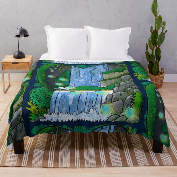 Item preview, Enchanted Grotto Waterfall - Magical Fantasy Cascade designed and sold by TheArtOfTreble.