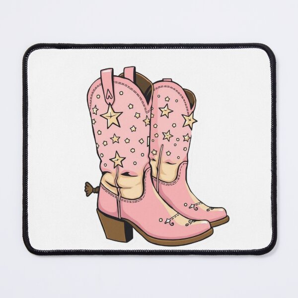 Item preview, Star Cowboy Boots Sticker – Glam Western Aesthetic Art designed and sold by Femwealth.