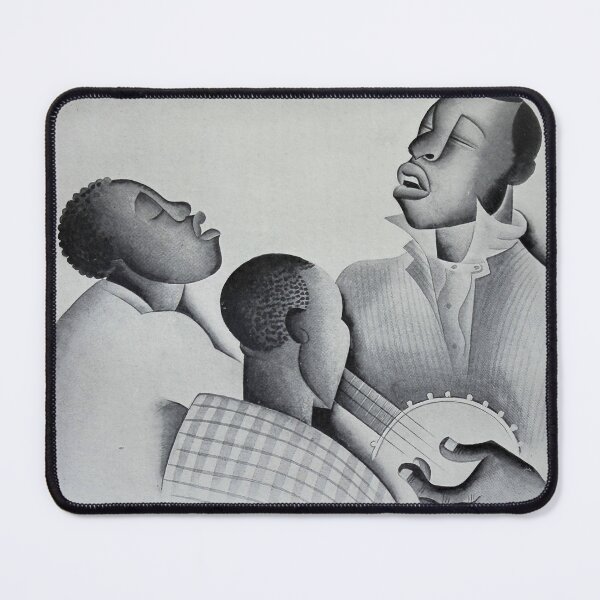 Item preview, Harlem Renaissance Jazz Drawing – Banjo Players Duet – African American Art Lovers designed and sold by RickE.