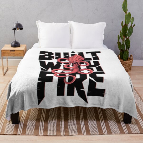 Item preview, Built with Fire – Relentless Strength Graphic Tee designed and sold by NewUSShop.