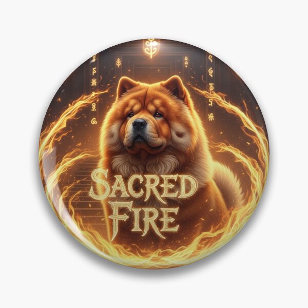 Item preview, Sacred Fire Chow Chow designed and sold by PetJoyPrintsCO.