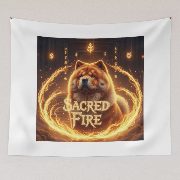 Item preview, Sacred Fire Chow Chow designed and sold by PetJoyPrintsCO.