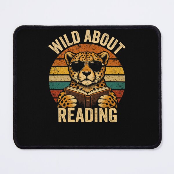 Item preview, Wild About Reading Cheetah designed and sold by krystalRomanart.