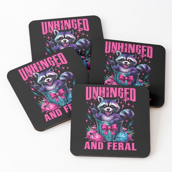 Item preview, Unhinged And Feral Raccoon designed and sold by krystalRomanart.