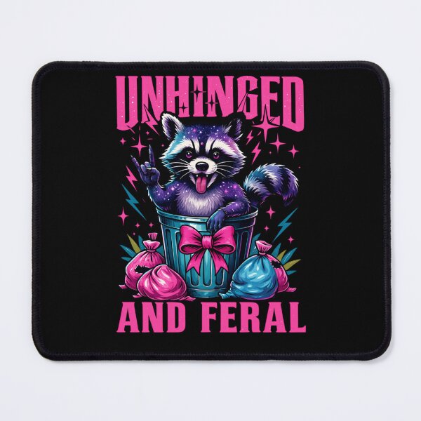 Item preview, Unhinged And Feral Raccoon designed and sold by krystalRomanart.