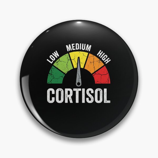 Item preview, Low Medium High Cortisol Stress Hormone Health Wellness designed and sold by SofenArt.
