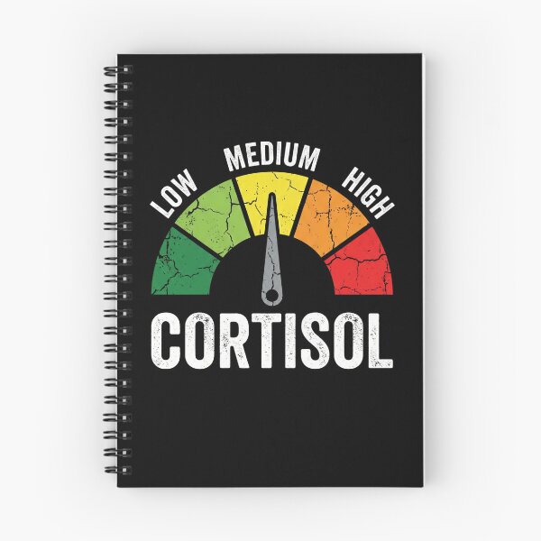 Item preview, Low Medium High Cortisol Stress Hormone Health Wellness designed and sold by SofenArt.