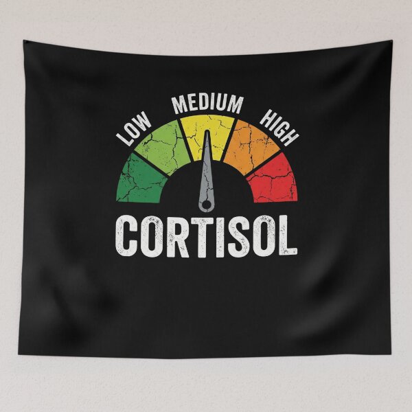 Item preview, Low Medium High Cortisol Stress Hormone Health Wellness designed and sold by SofenArt.