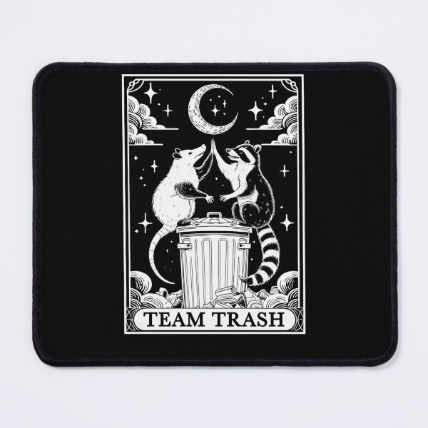 Item preview, Tarot Card Vintage Team Trash Opossum Raccoon designed and sold by krystalRomanart.