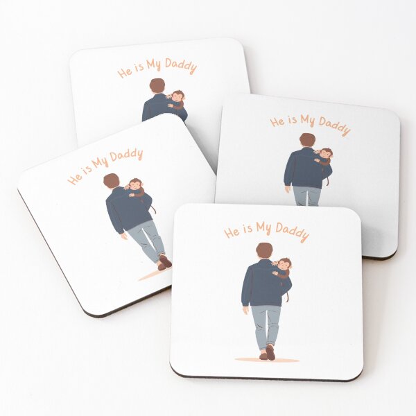 Item preview, He Is My Daddy  | Cute Monkey Father Bond Illustration designed and sold by Irene Catchmind.
