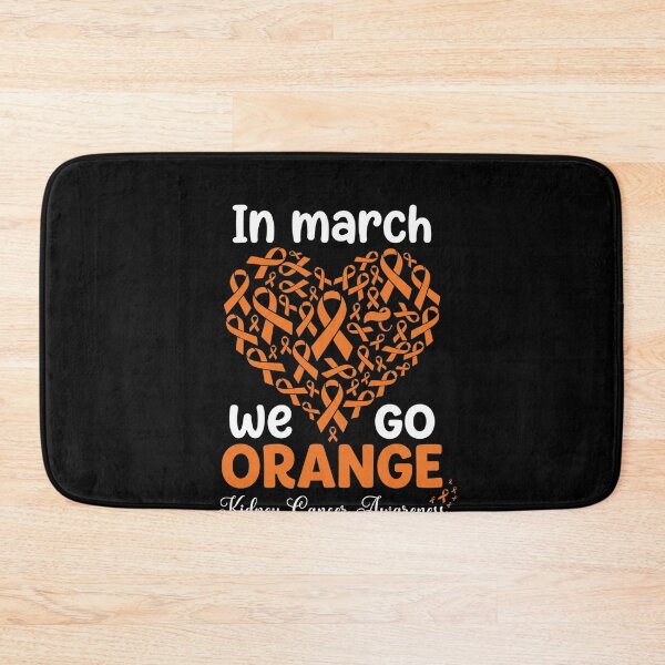 Item preview, In March We Go Orange Kidney Cancer Awareness Month Fighter Supporter designed and sold by SofenArt.
