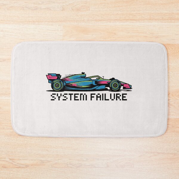 Item preview, Cyberpunk Y2K F1 Racing Car "System Failure" Neon Glitch Graphic designed and sold by benjyjump.