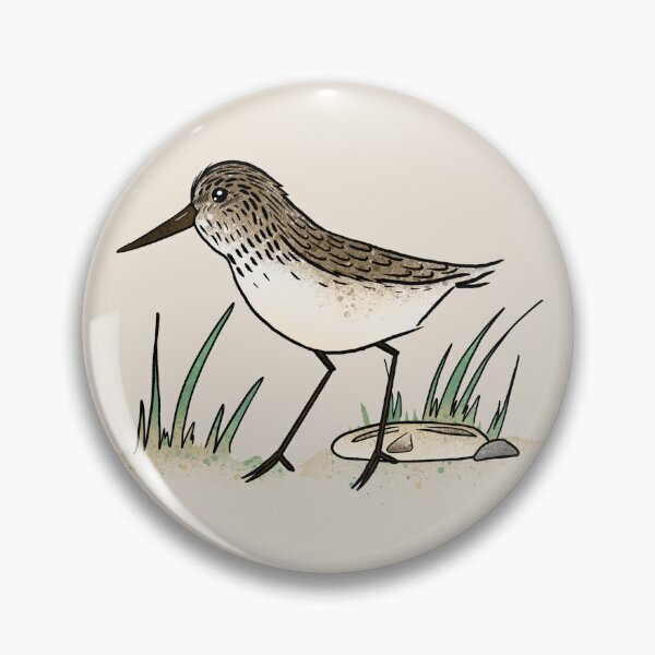 Item preview, Cute Sandpiper Shorebird - Whimsical Beach Illustration designed and sold by TheArtOfTreble.
