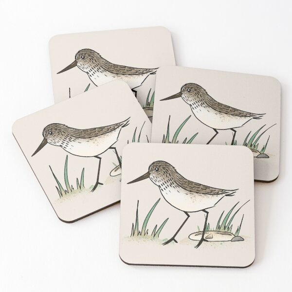 Item preview, Cute Sandpiper Shorebird - Whimsical Beach Illustration designed and sold by TheArtOfTreble.