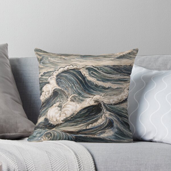 Item preview, Vintage Ocean Wave Painting – Stylized Seascape Study – Nautical Art Lovers designed and sold by RickE.