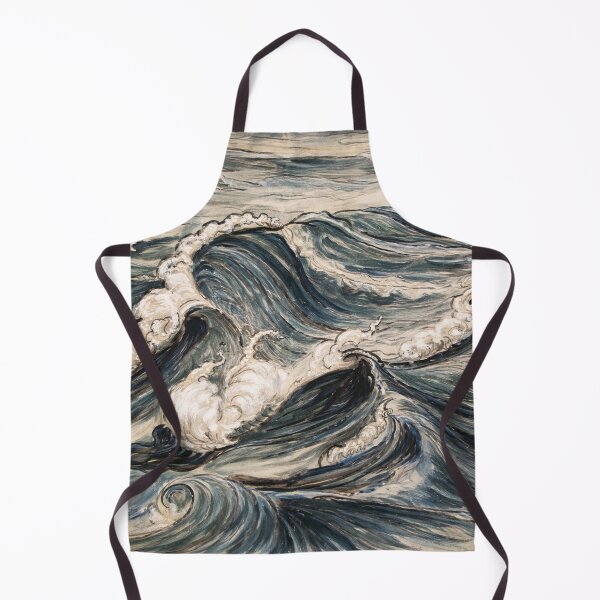 Item preview, Vintage Ocean Wave Painting – Stylized Seascape Study – Nautical Art Lovers designed and sold by RickE.
