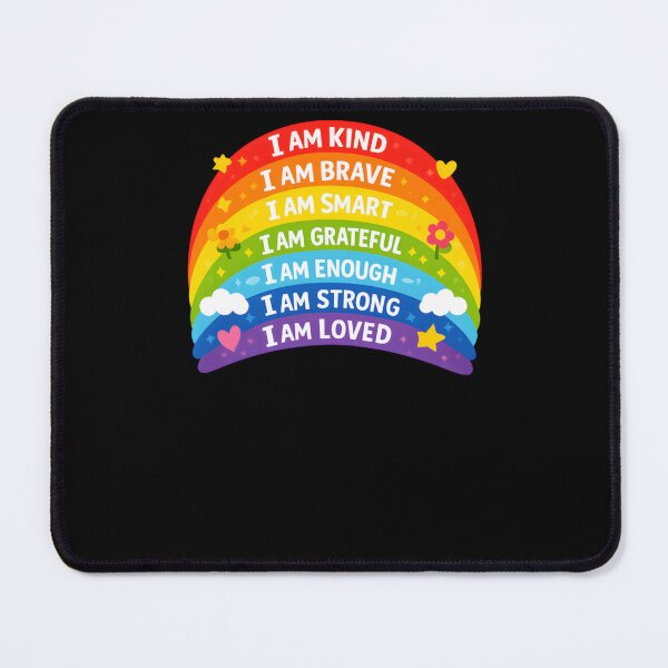 Item preview, Positive Affirmations Rainbow For Kids designed and sold by krystalRomanart.