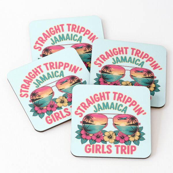 Item preview, Straight Trippin’ Jamaica Girls Trip Tropical Vacation  designed and sold by Nzgiftsandmore.