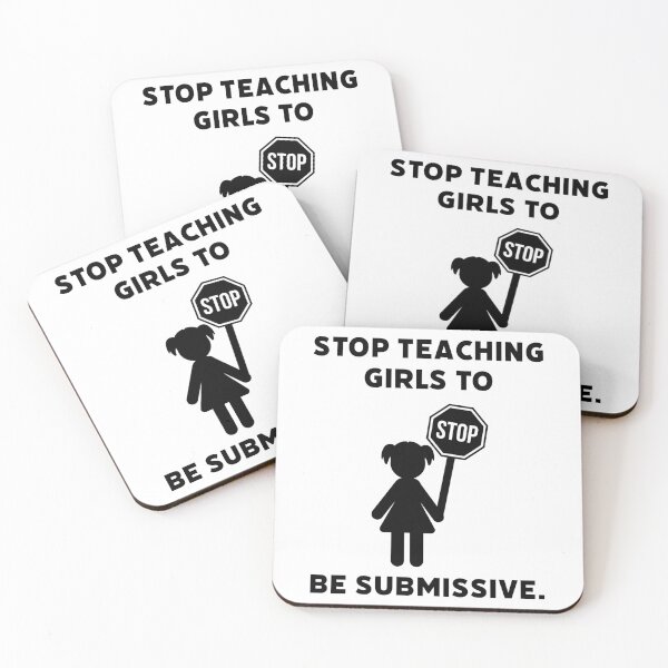 Item preview, Stop teaching girls to be submissive.  designed and sold by Rachel the Artist .