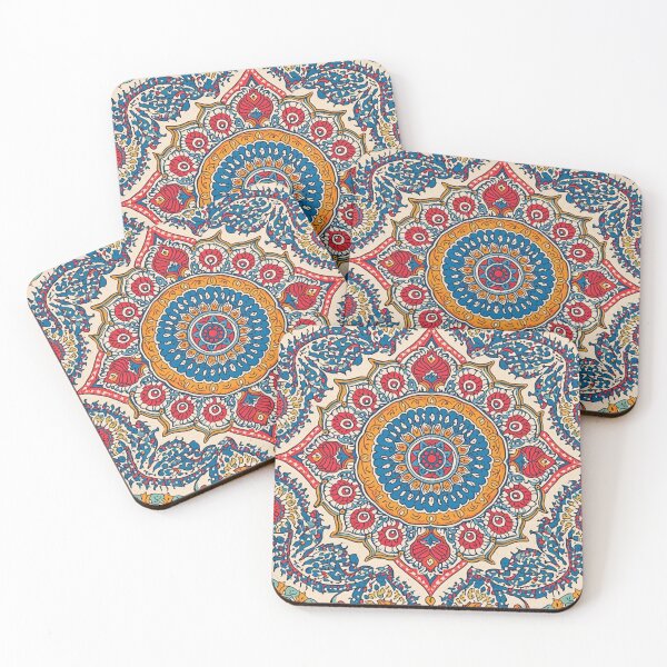 Item preview, Vibrant Traditional Mandala & Paisley Ornamental Pattern designed and sold by optimusprime39.