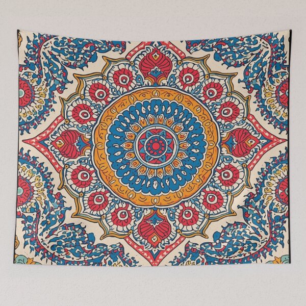 Item preview, Vibrant Traditional Mandala & Paisley Ornamental Pattern designed and sold by optimusprime39.