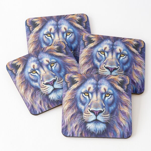 Item preview, Cosmic Lion King Nebula Art designed and sold by The Design Asset Station.