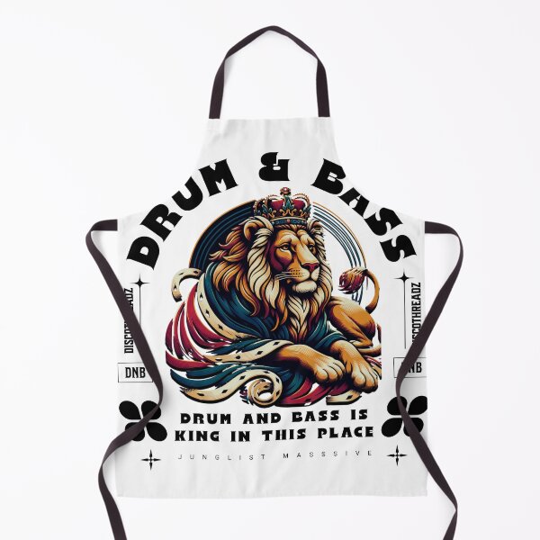 Item preview, DRUM AND BASS - King In This Place (Black) designed and sold by Discothreadz.