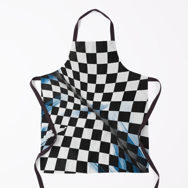 Item preview, Dynamic Distorted Checkerboard With Blue Accents designed and sold by optimusprime39.