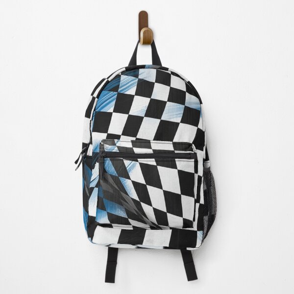 Item preview, Dynamic Distorted Checkerboard With Blue Accents designed and sold by optimusprime39.