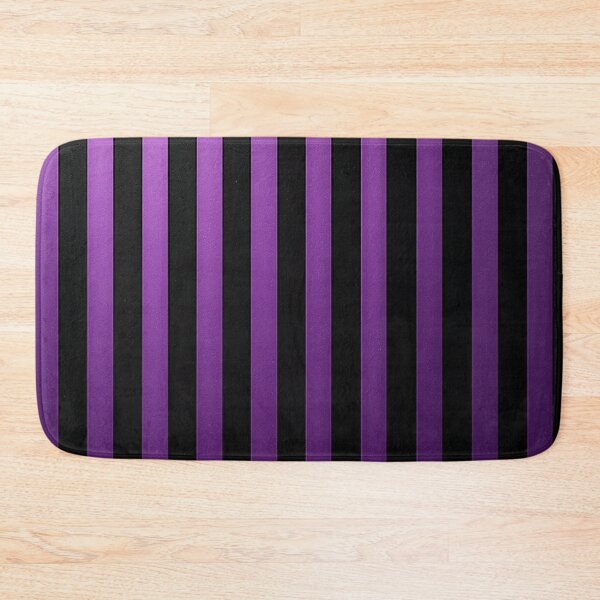 Item preview, Minimalist Purple and Black Vertical Stripe Pattern designed and sold by optimusprime39.