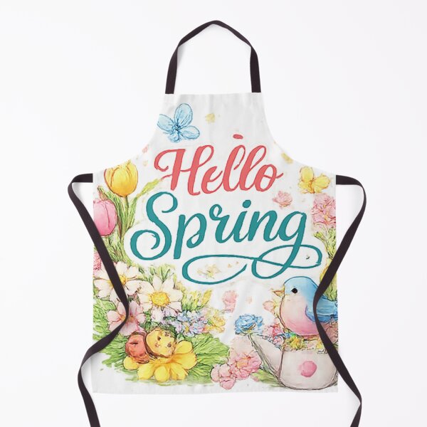 Item preview, Hello Spring Floral Wreath designed and sold by xavier-explore.