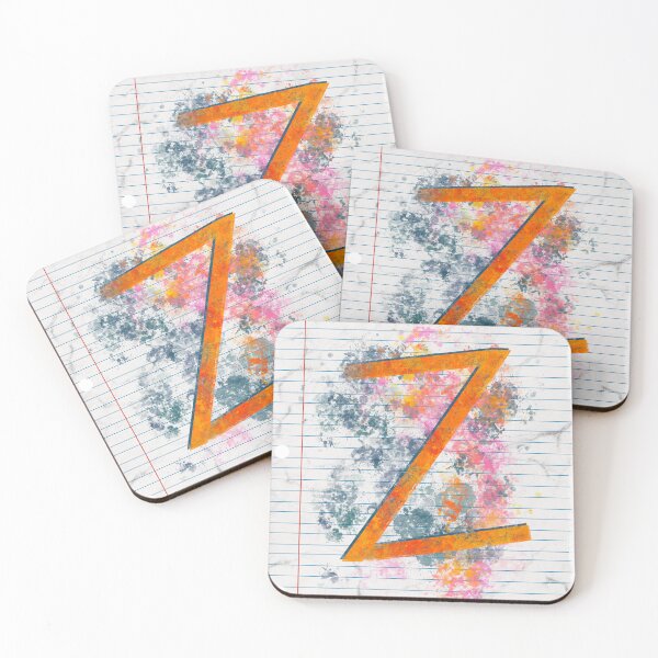 Item preview, Colorful Splatter Letter Z - Vibrant Paint Notebook Art designed and sold by TheArtOfTreble.