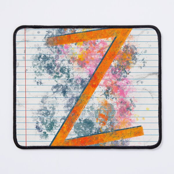 Item preview, Colorful Splatter Letter Z - Vibrant Paint Notebook Art designed and sold by TheArtOfTreble.