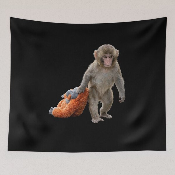 Item preview, Baby Monkey Playful Primate Wildlife Animal Lover designed and sold by SofenArt.
