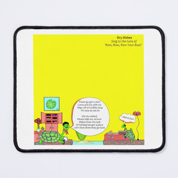 Item preview, Dry Dishes - Row, Row, Row Your Boat designed and sold by tuneinwithamy.