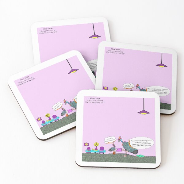 Item preview, Clear Table - The Farmer in the Dell designed and sold by tuneinwithamy.